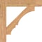 Ekena Millwork Balboa Block Smooth Bracket w/ Offset Brace, Western Red Cedar, 7 1/2"W x 38"D x 38"H BKT0806X38X38BOA05SWR - alternate 4